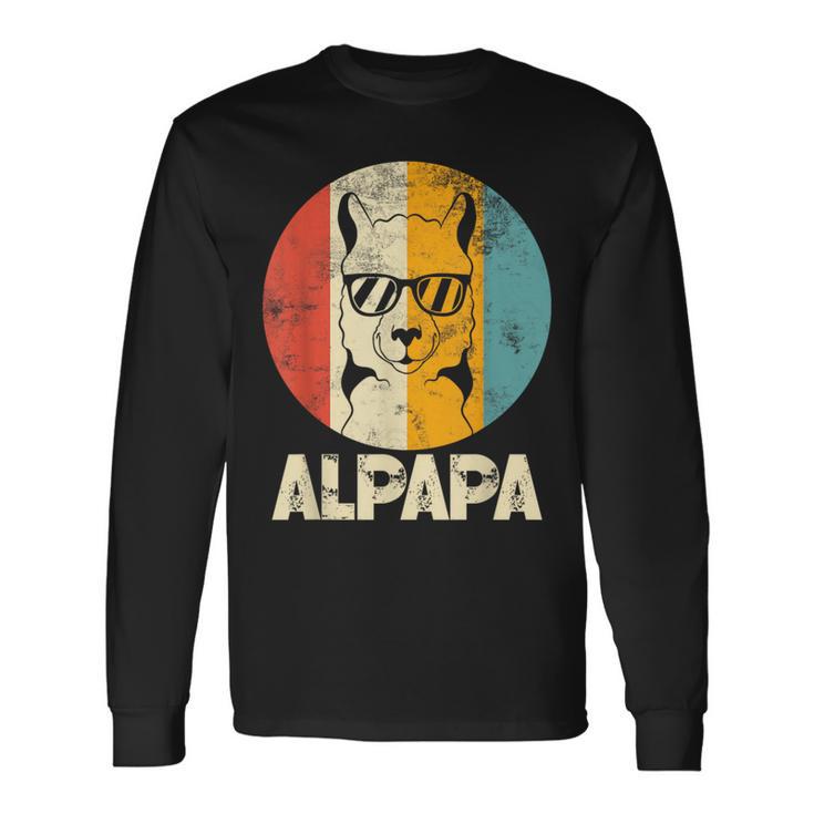 Alpa Alpaca Papa Langarmshirts Geschenkideen