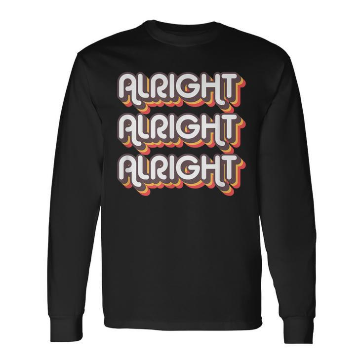Alright Alright Roller Disco Outfit 70S Costume For Women Long Sleeve T-Shirt