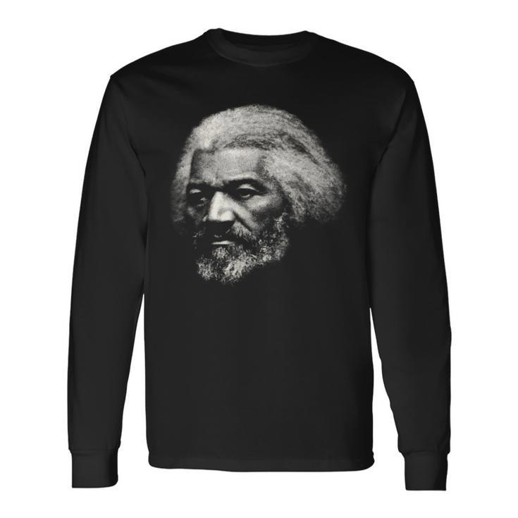 American Black History Frederick Douglass Teacher Long Sleeve T-Shirt