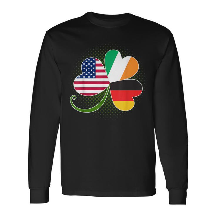 American German And Irish Roots Dna Long Sleeve T-Shirt