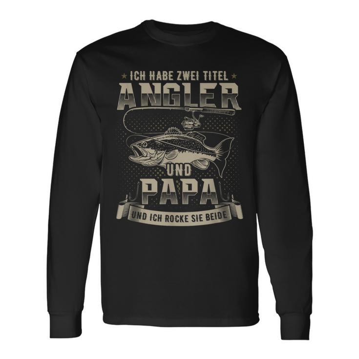 Angel Ich Habe Zwei Titel Papa S Langarmshirts Geschenkideen