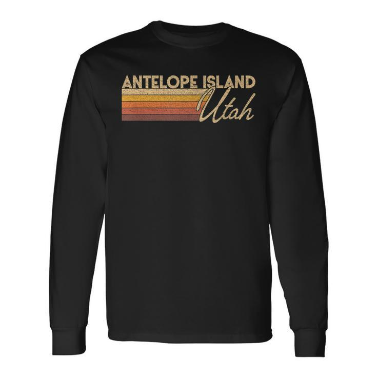 Antelope Island Utah Long Sleeve T-Shirt