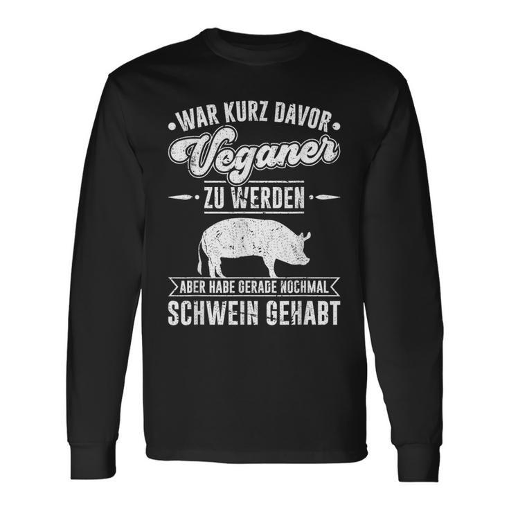 Antiegan Pig Hadegan Antiegan Slogan Langarmshirts Geschenkideen