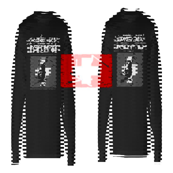 Apres Ski Instructor Esquís Para Fiestas Camiseta de manga larga Ideas de regalos
