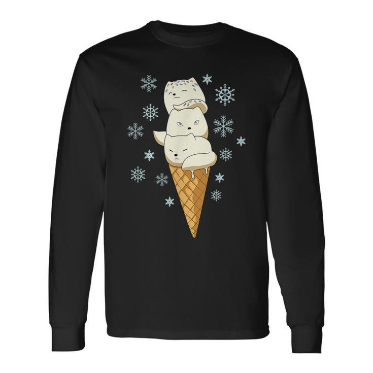 Arctic Fox Ice Cream Long Sleeve T-Shirt