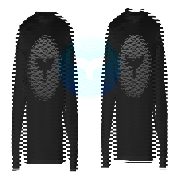 Arinos Cola Ballena Ola Orca Salvar A Las Ballenas Asesino Camiseta de manga larga