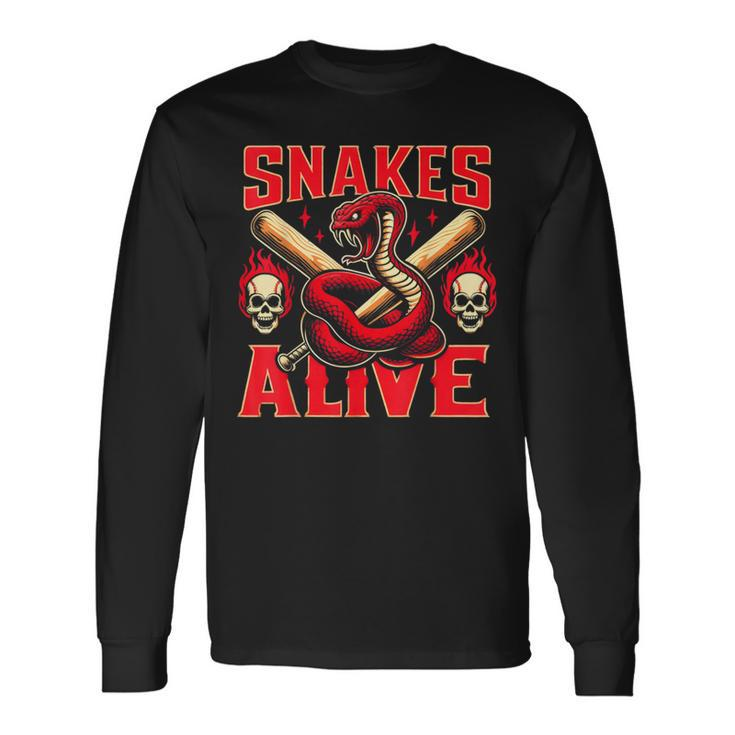 Arizona Vintage Baseball Arizona Snakes Alive Long Sleeve T-Shirt