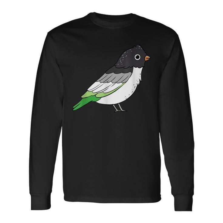 Aromantic Pride Bird Asexual Long Sleeve T-Shirt Gifts ideas