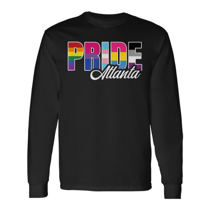 Atlanta Georgia Gay Pride Lesbian Bisexual Transgender Pan Long Sleeve T-Shirt