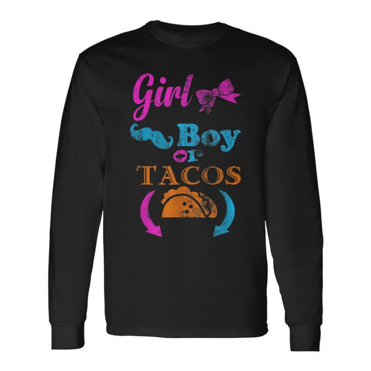 Baby Shower Cinco De Mayo Taco Pregnancy Long Sleeve T-Shirt