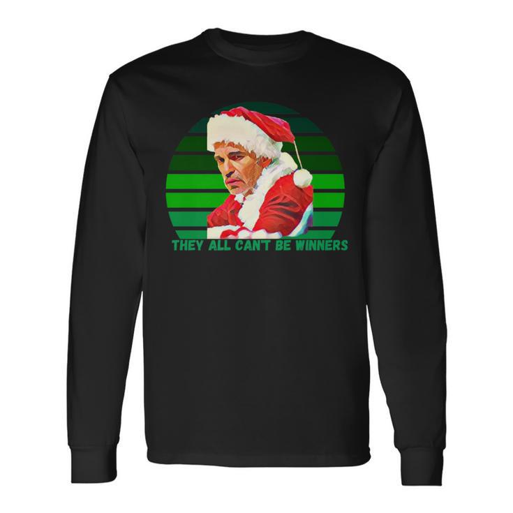 Bad Santa Movie Classic Cinema Movie For Men Movie Long Sleeve T-Shirt