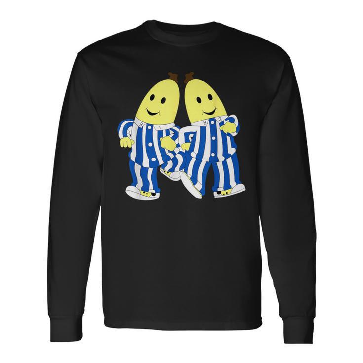 Bananas In Pajamas B1 And B2 Vegetarian Long Sleeve T-Shirt