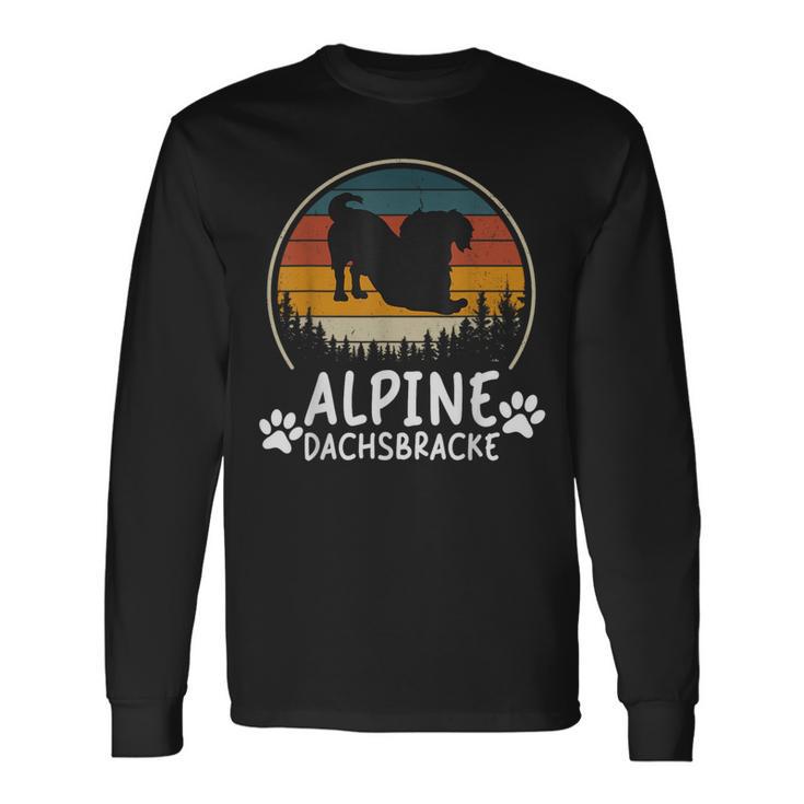 Basset Alpindackel Papa Wieneratertag Langarmshirts Geschenkideen