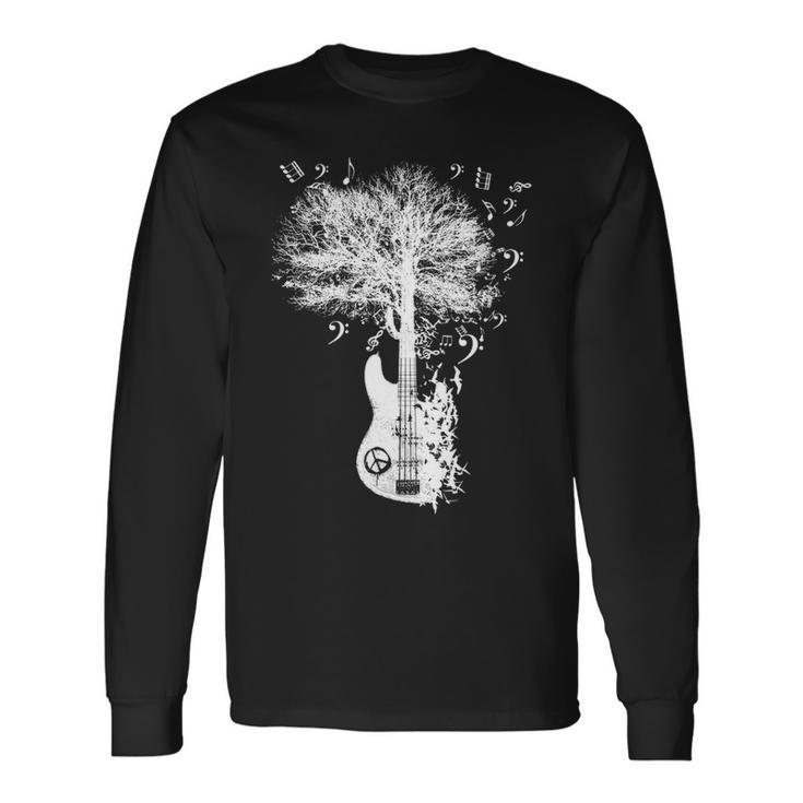 Bassr Tree Guitar Long Sleeve T-Shirt