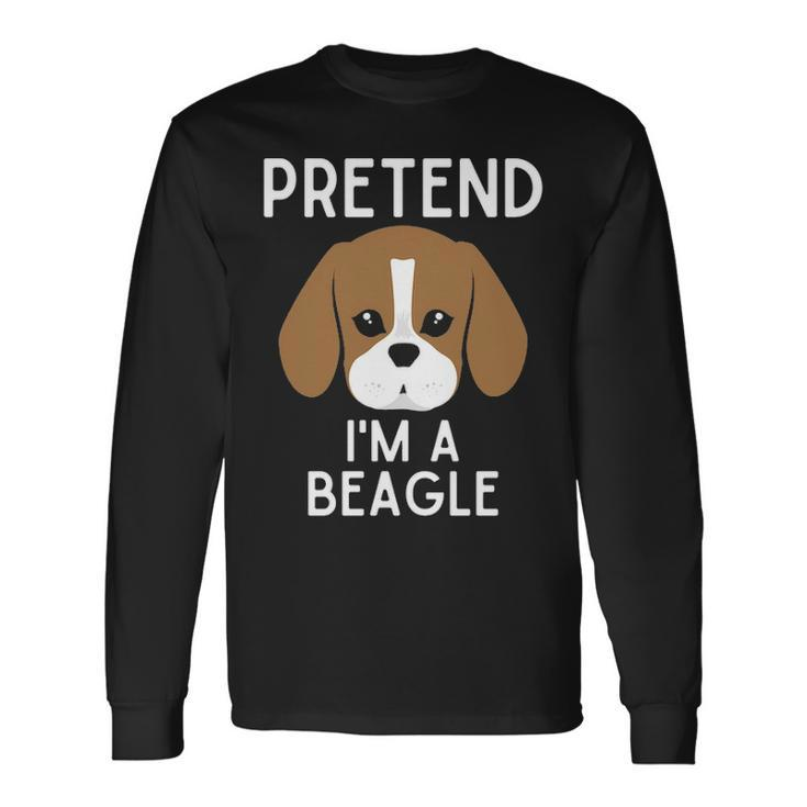 Beagle Costume Adult Beagle Long Sleeve T-Shirt