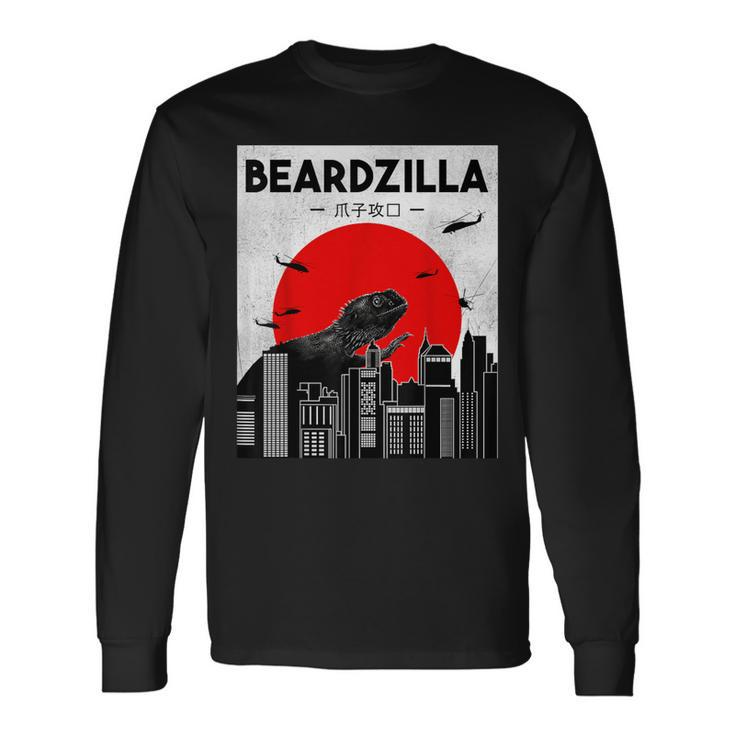 Bearded Dragon Beardzilla Lizard Lover Reptile Lover Long Sleeve T-Shirt Gifts ideas