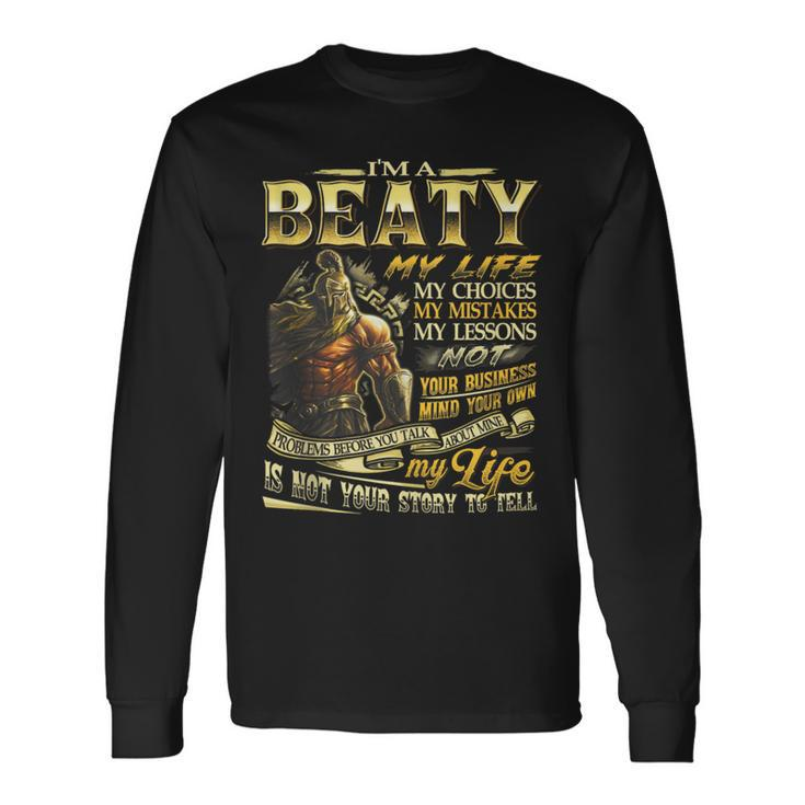 Beaty Family Name Beaty Last Name Team Long Sleeve T-Shirt