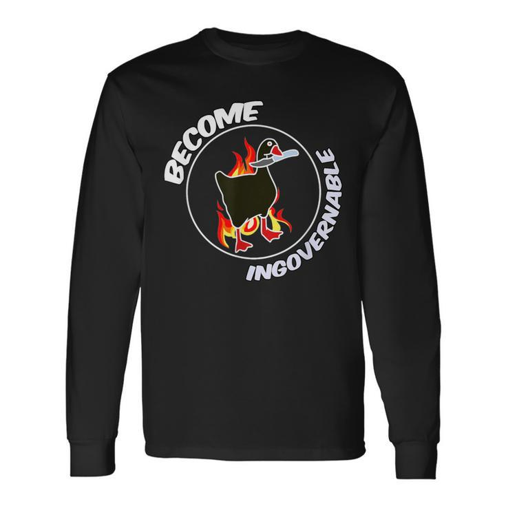 Become Ungovernable Trending Meme Long Sleeve T-Shirt Gifts ideas
