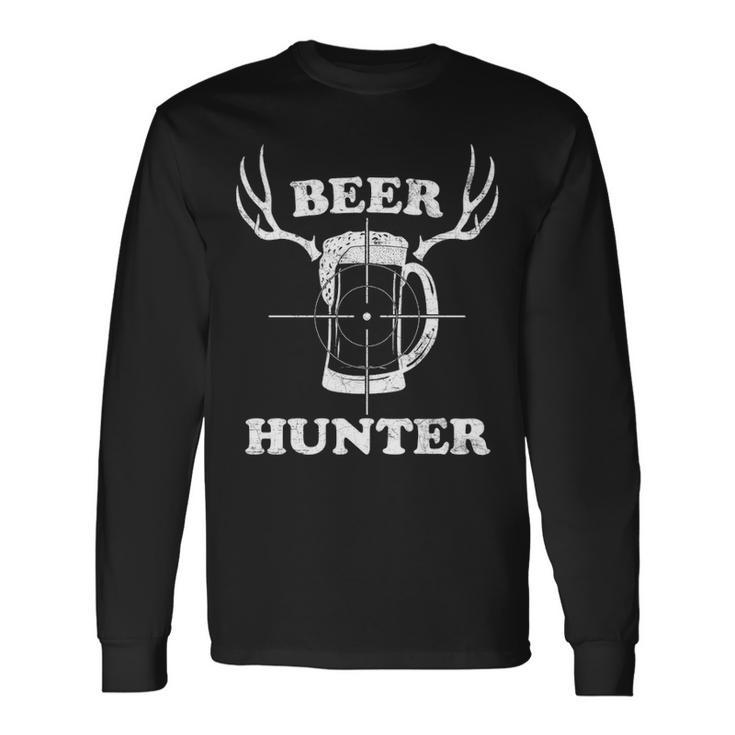 Beer Hunter T  Craft Beer Lover Long Sleeve T-Shirt