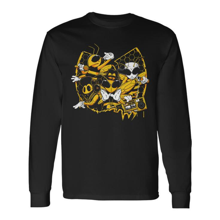 Bees Hip Hop Old School Rap Long Sleeve T-Shirt