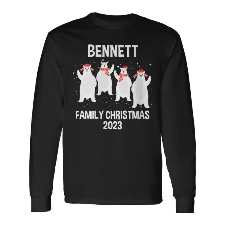 Bennett Family Name Bennett Family Christmas Long Sleeve T-Shirt