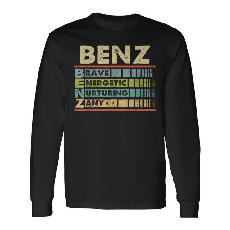 Benz Family Name Benz Last Name Team Long Sleeve T-Shirt Gifts ideas