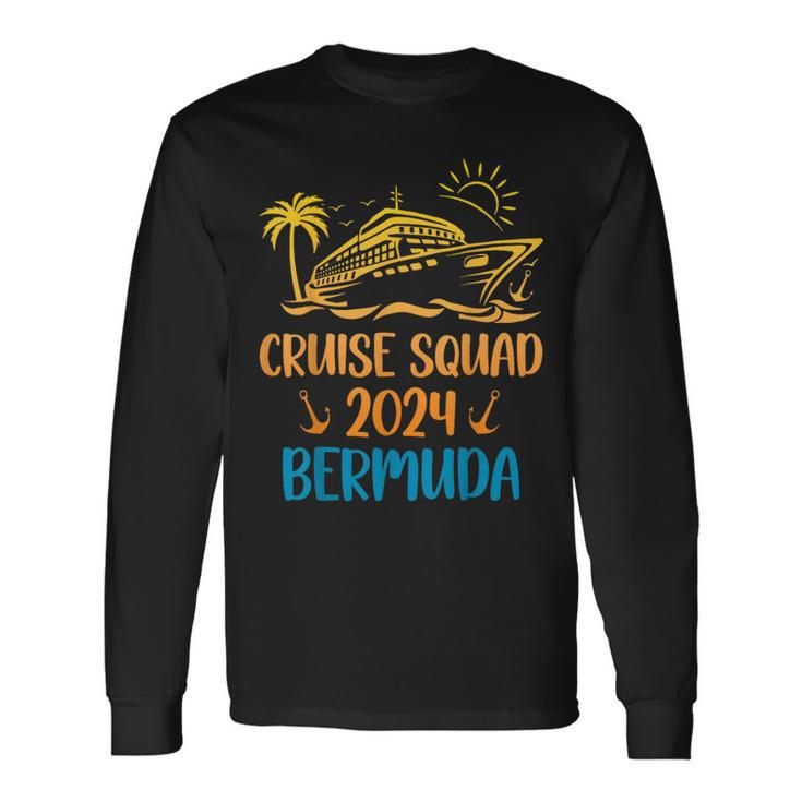 Bermuda Cruise Squad 2024 Family Holiday Matching Long Sleeve T-Shirt Gifts ideas