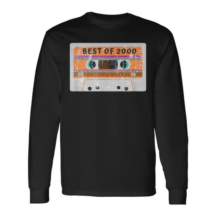 Best Of 2000 Cassette Tape Vintage Long Sleeve T-Shirt