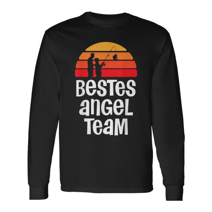 Best Angel Team For Angler Dad And Son Partner Look Langarmshirts Geschenkideen