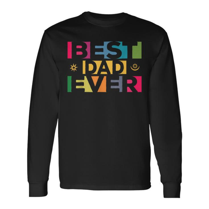 Best Dad Ever African Dad Father's Day Long Sleeve T-Shirt