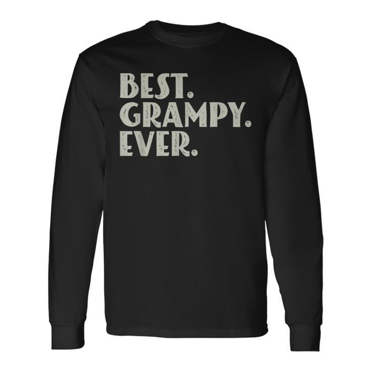 Best Grampy Ever Cool Grandpa Father's Day Long Sleeve T-Shirt