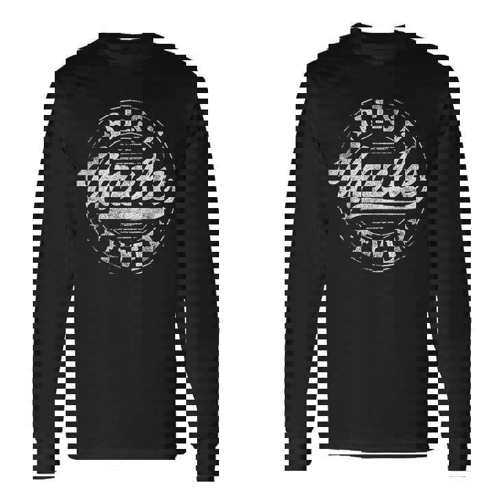 Best Uncle Ever Father's Day Uncle Vintage Emblem Long Sleeve T-Shirt