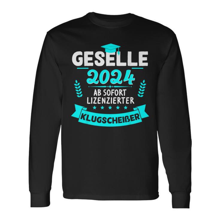 Bestandene Gesellenprüfung Gesellenbrief Azubi Geselle 2024 Langarmshirts Geschenkideen