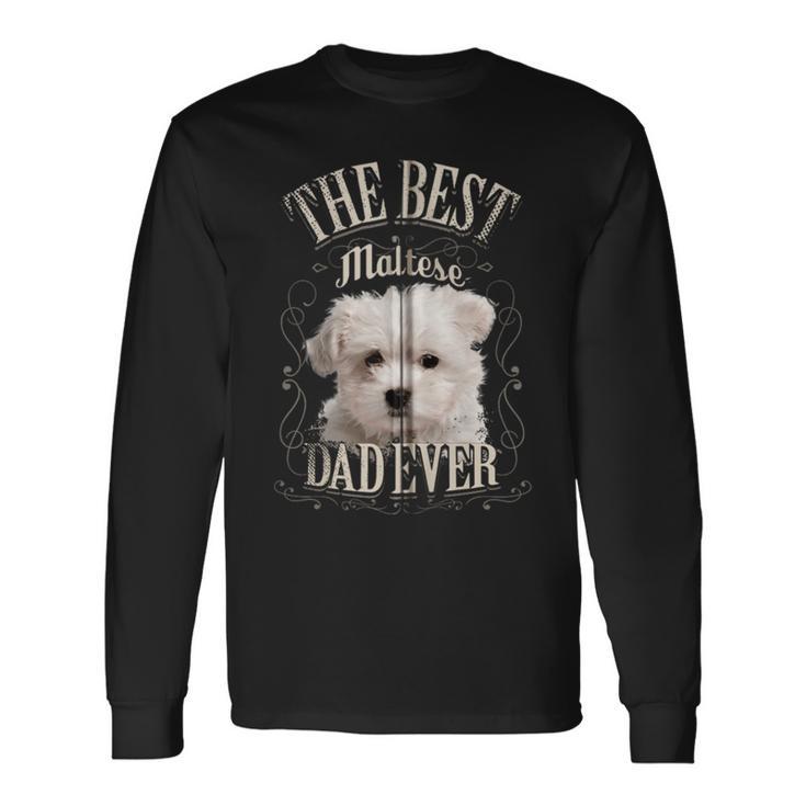 Beste Maltese Papa Aller Malteser Hund Geschenkintage Kapuzenjacke Langarmshirts Geschenkideen