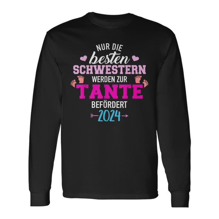 Beste Schwestern Werden Zur Tante Befördert 2024 Langarmshirts Geschenkideen