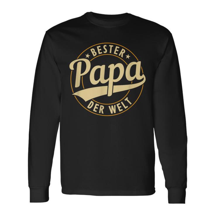 Bester Papa Der Weltatertag Geschenk Langarmshirts Geschenkideen