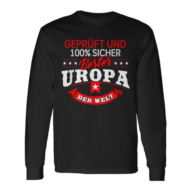 Bester Uropa Der Welt Langarmshirts Geschenkideen