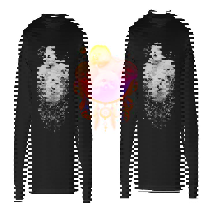 Bichon Frise Dreamcatcher T-shirt à manches longues