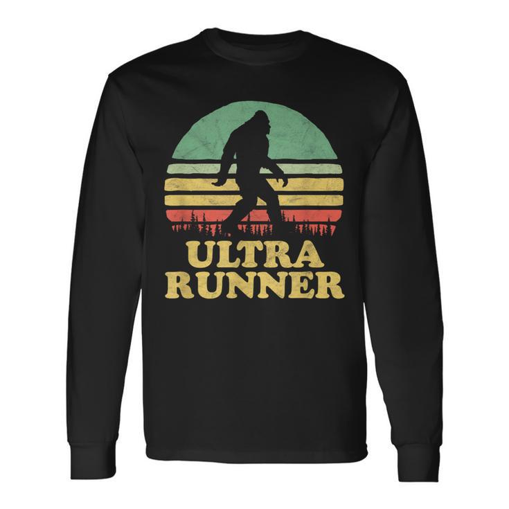 Bigfoot Ultra Runner Vintage Trail Marathon Long Sleeve T-Shirt