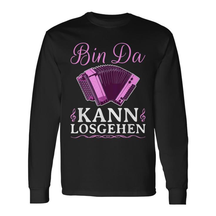 Bin Da Kann Losgehen Styrian Harmonica Squeeze S Langarmshirts Geschenkideen