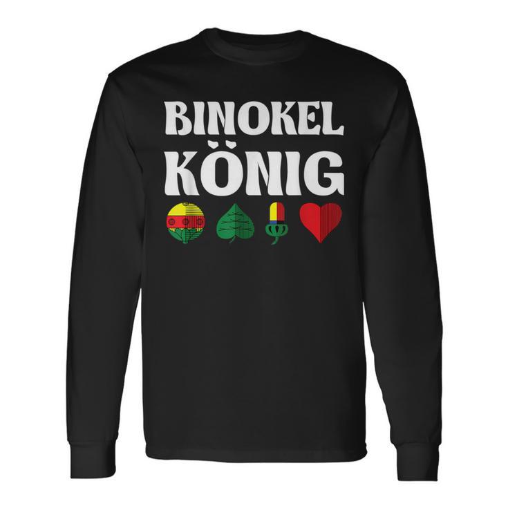 Binokel Outfit Binocel King Langarmshirts Geschenkideen