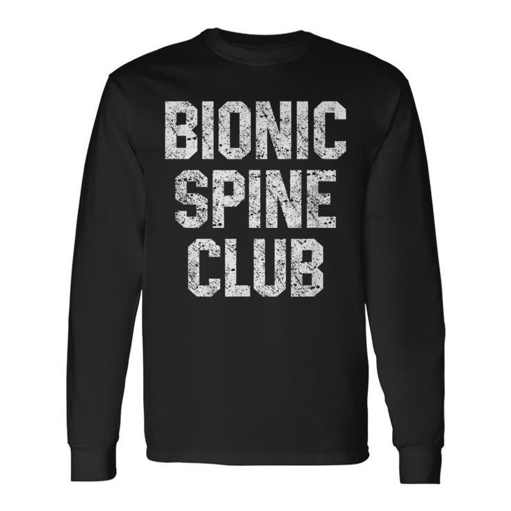 Bionic Spine Club Spinal Fusion Back Surgery Hoodie - Monsterry