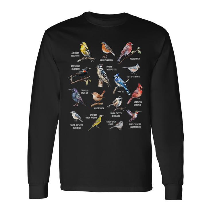 Bird Watching Bird Watcher Bird Lover Birder Birding Nerd Long Sleeve T-Shirt