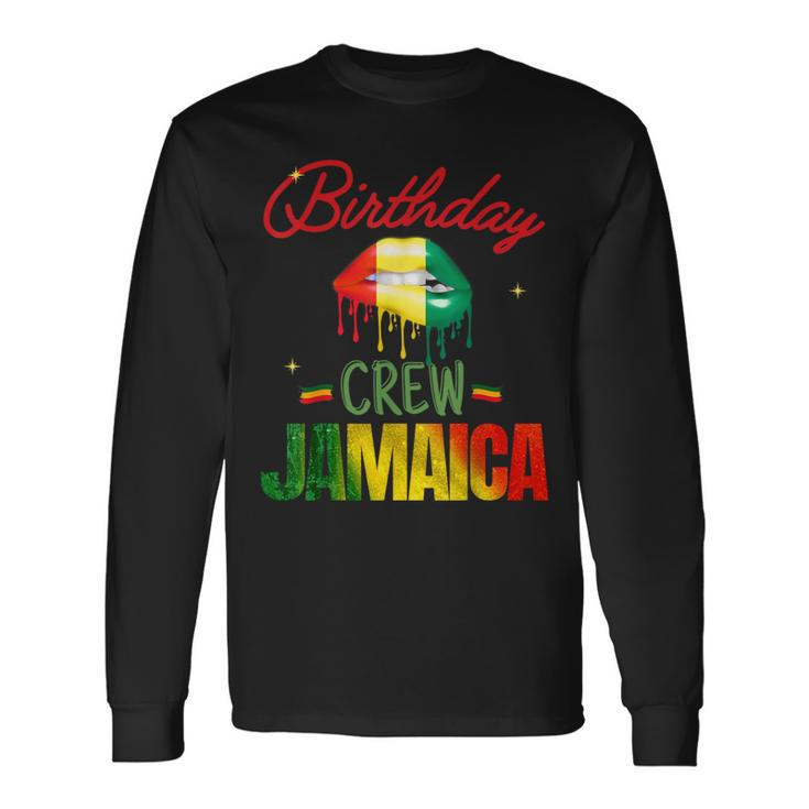 Birthday Party Jamaica Girls Crew Group Party Ideas Long Sleeve T-Shirt