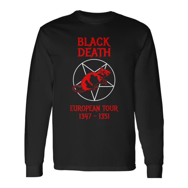 Black Death European Tour History Long Sleeve T-Shirt