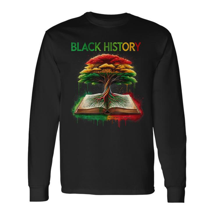 Black History Inspiring The Future African American History Long Sleeve T-Shirt Gifts ideas