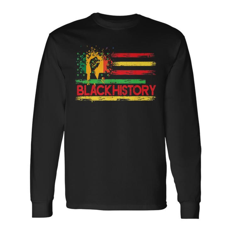 Black History Month Pride African American Black History Long Sleeve T-Shirt