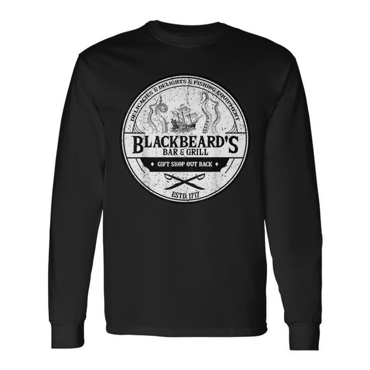 Blackbeard's Bar And Grill Long Sleeve T-Shirt