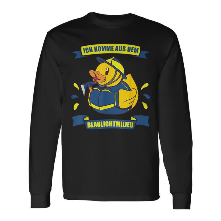 Blaulichtmilieu Thw Einatz Technical Helfswerk Langarmshirts Geschenkideen