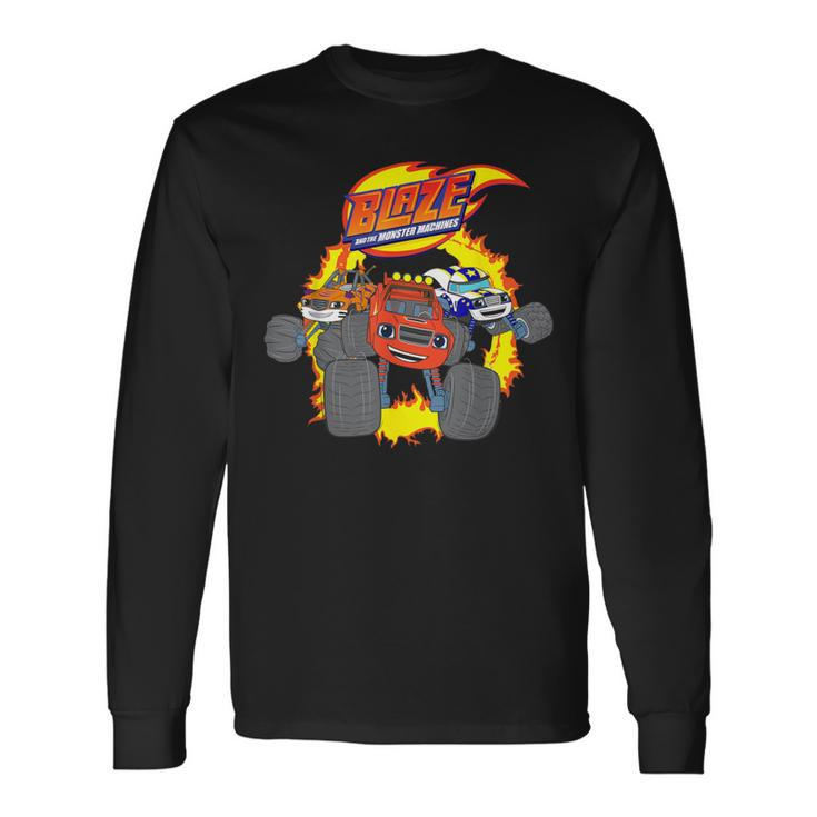 Blaze & The Monster Machines Ring Of Fire Group Long Sleeve T-Shirt